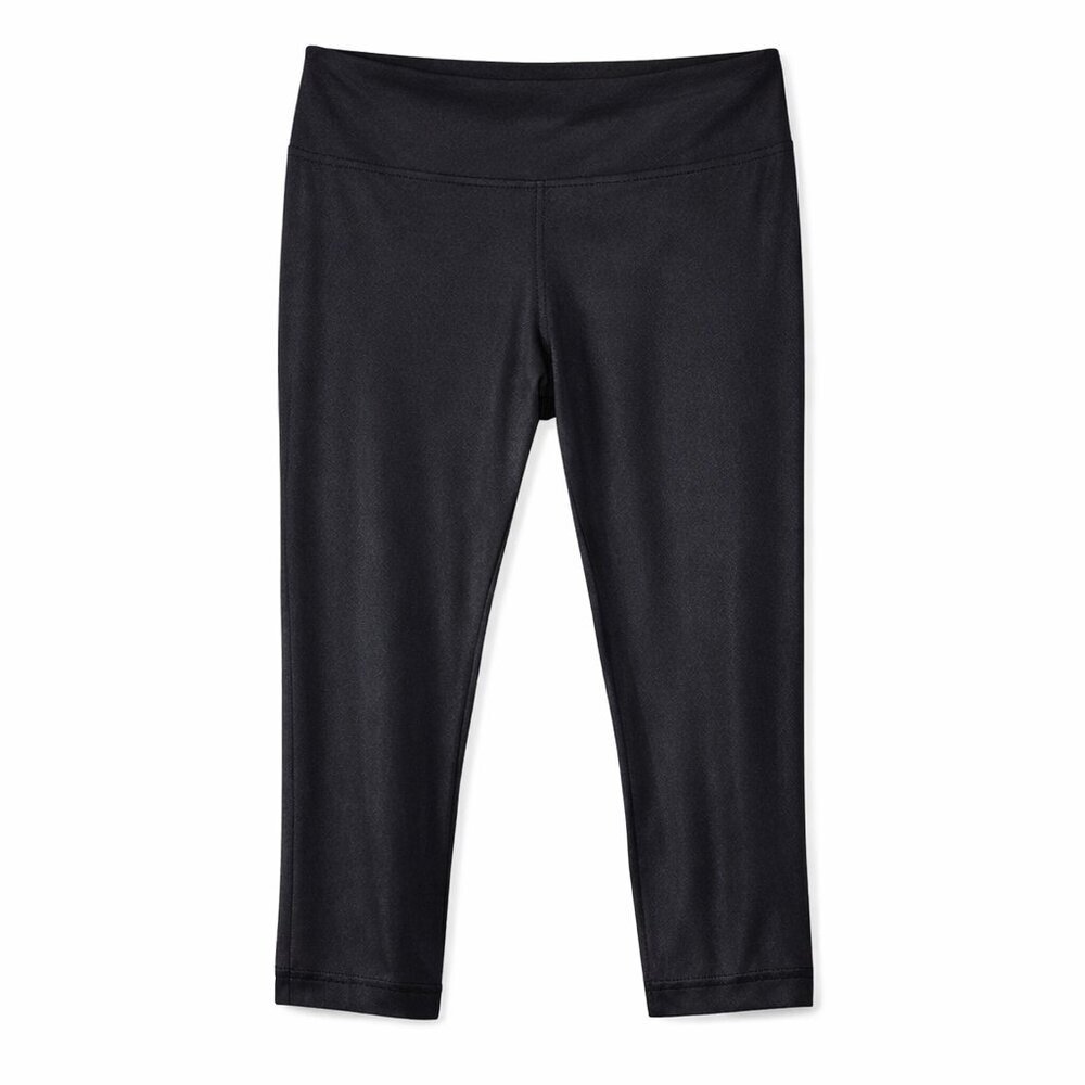Lululemon Black Cropped Leggings Size 6 High Rise Yoga Training Capris
